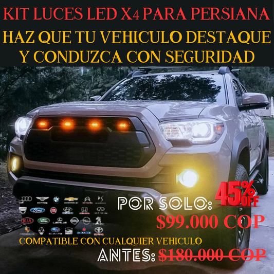 KIT LUCES LED X4 PERSIANA